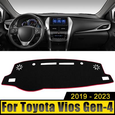 Accessori Auto Per Toyota Vios Gen-4 2019 2020 2021 2022 2023 Copri Cruscotto Evita Luce Tappetini Parasole Tappeti Anti-UV
