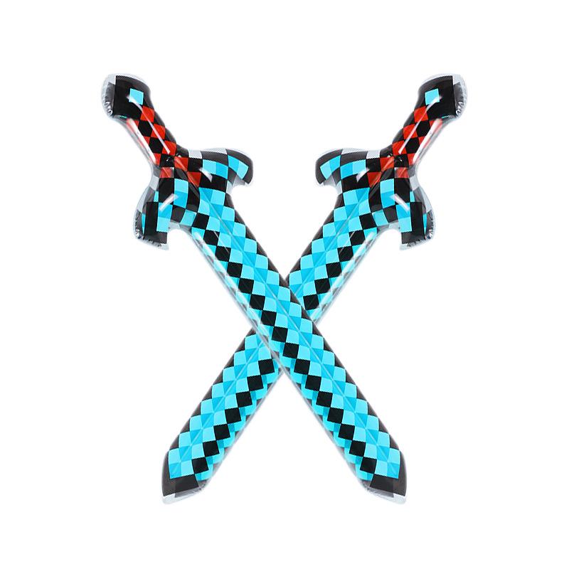 

Детские надувные ПВХ топор и меч сценический реквизит, вдохновленные Minecraft