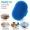 2PCS/1pc Pet Bathing Brush, Cat Massage Brush, Dog Bathing Gloves, Silicone Cleaning Rubber Bathing Comb With Adjustable For Long&Short Haired