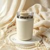 Small Belly 304 Stainless Steel Coffee Cup with Flip Lid - Portable, Cold & Heat Preservation