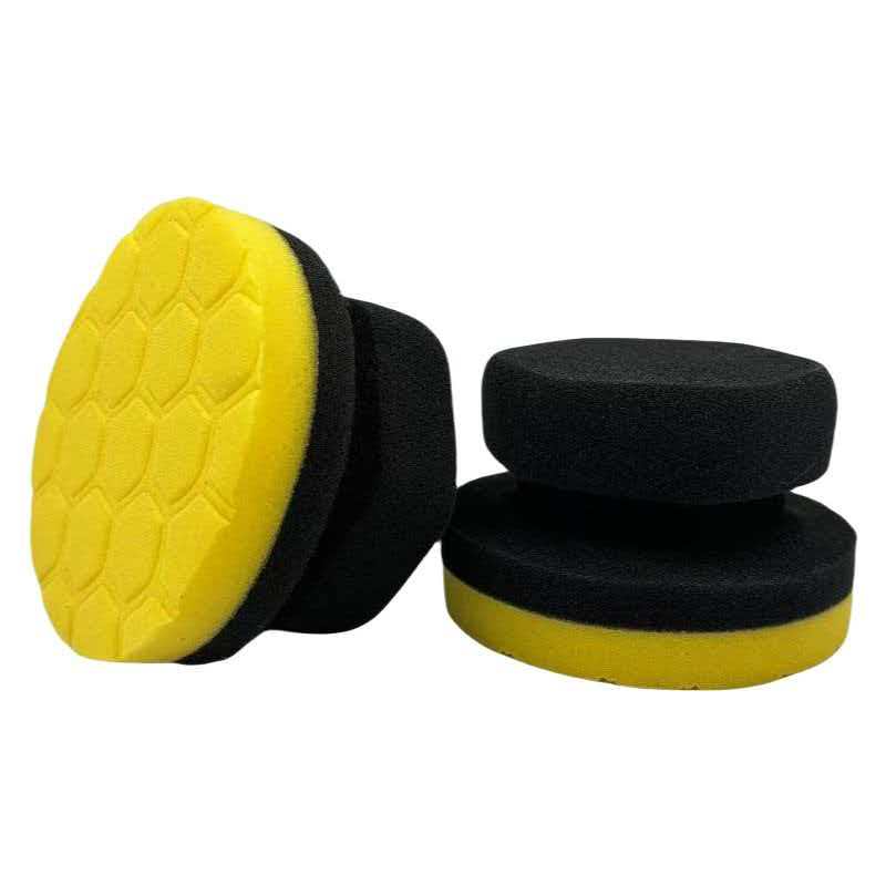 Large Tire Shine Applicator Pad Tire Hex Grip Applicator Tire Shine Car Detailing Foam Sponge Tool Reusable Car Cleaning