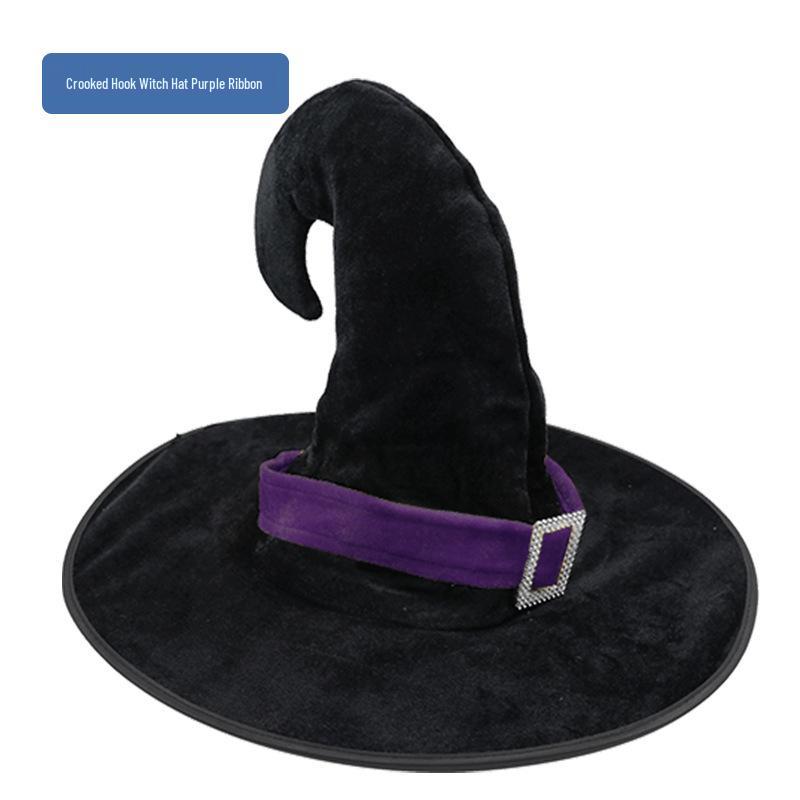 Cross-Border Halloween Wizard Witch Hat for Adults & Children: Party Masquerade Props