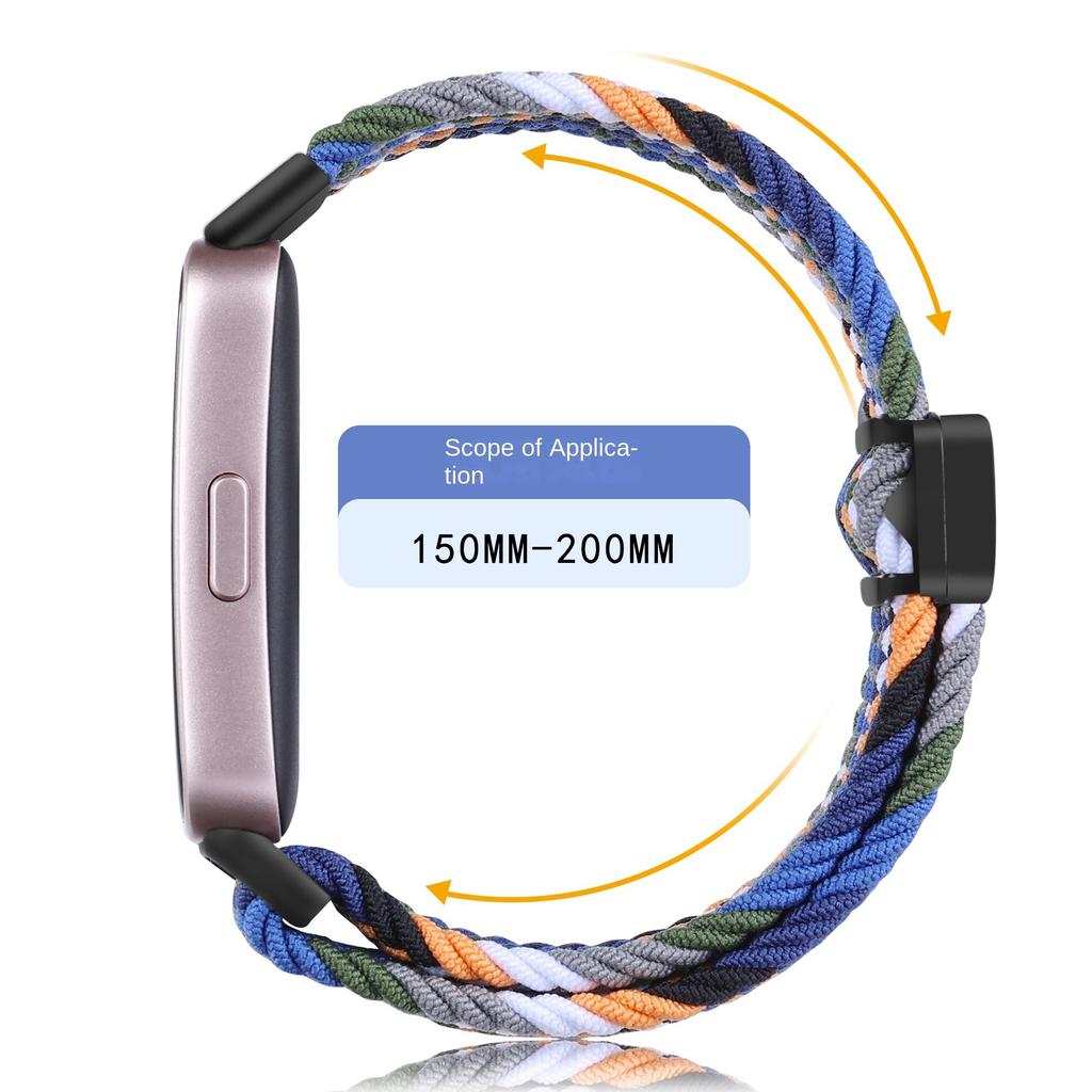WatchStrap Band For Huawei Band 9 8 WristStrap Bracelet Wristband For Huawei Band 9 Strap Braided Nylon Elastic Magnetic Woven
