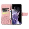 For Xiaomi Redmi Note 14 Pro 4G Case with Strap Butterfly Pattern PU Leather Wallet Phone Cover