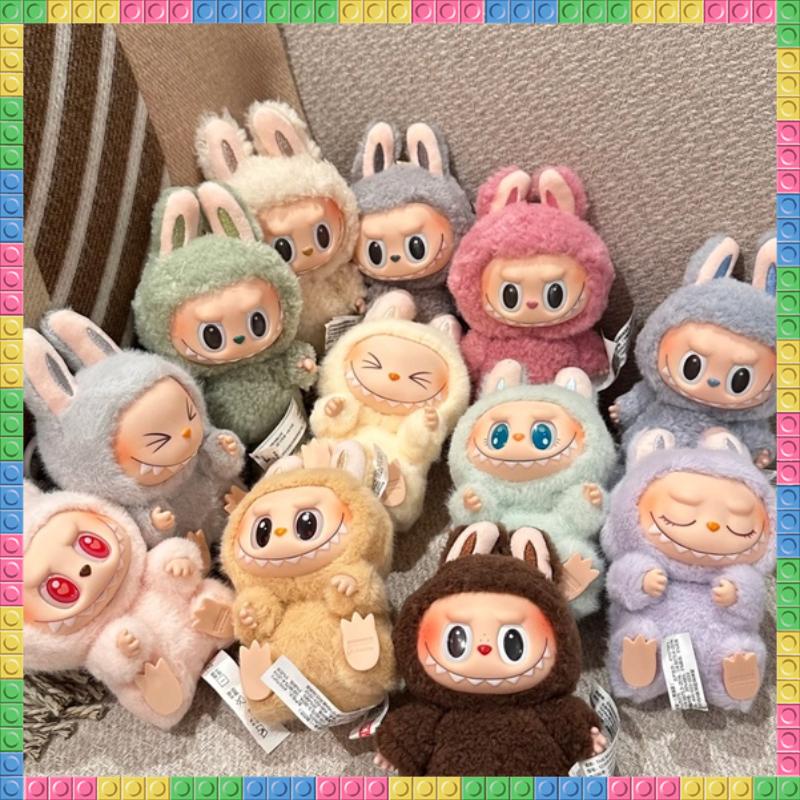 Für La Bu Bu The Monster Macaron Alle Serien Blind Box Vinyl Anhänger Niedliche Puppe Spielzeug Schlüsselanhänger Mysteriöse Überraschungsbox Geburtstagsgeschenk