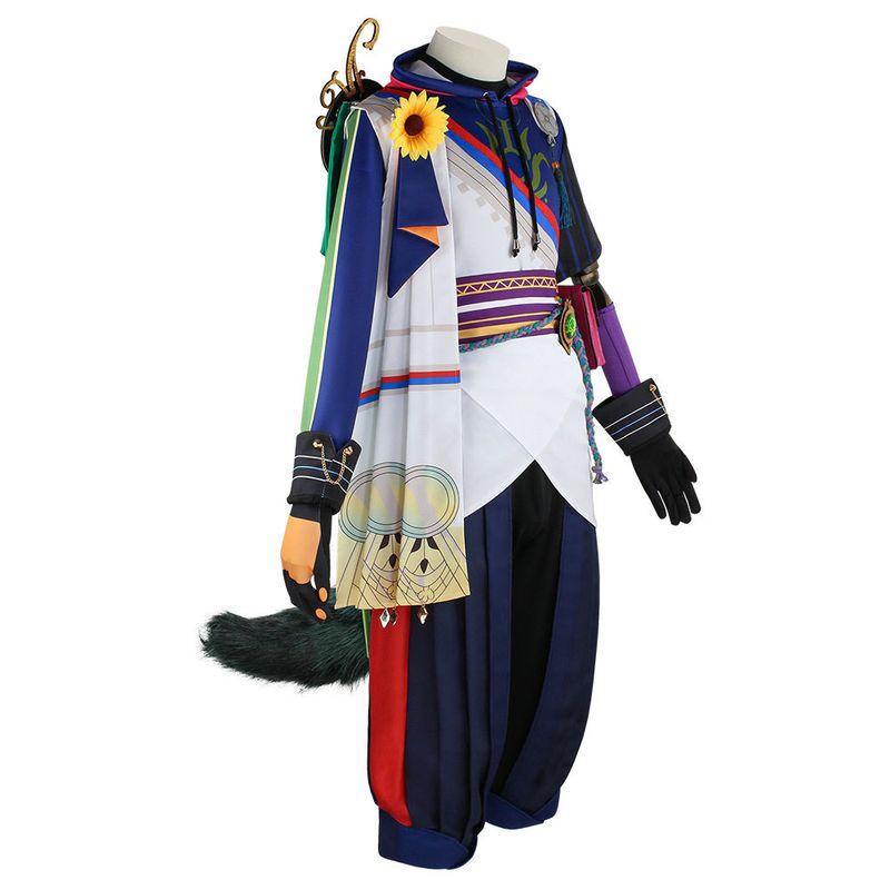Tighnari Cosplay Costume, Light and Airy Cosplay Outfit for Games and Anime Performances, Complete Set of Tighnari Cosplay Costume