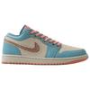 Jordan Air Jordan 1 Low top Vintage Basketball Shoes Unisex Beige Blue Pink IM8120-464