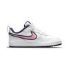 Court Borough 2 Low 2 SE Rutschfest Dämpfung Abriebfest Niedriger Schaft Skateboard-Schuhe Weiß Blau Rosa DB3093-100