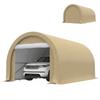 Garage Tent Water-Resistant UV Protection UPF 30+ Removable Side Walls 5 X 3 M Beige