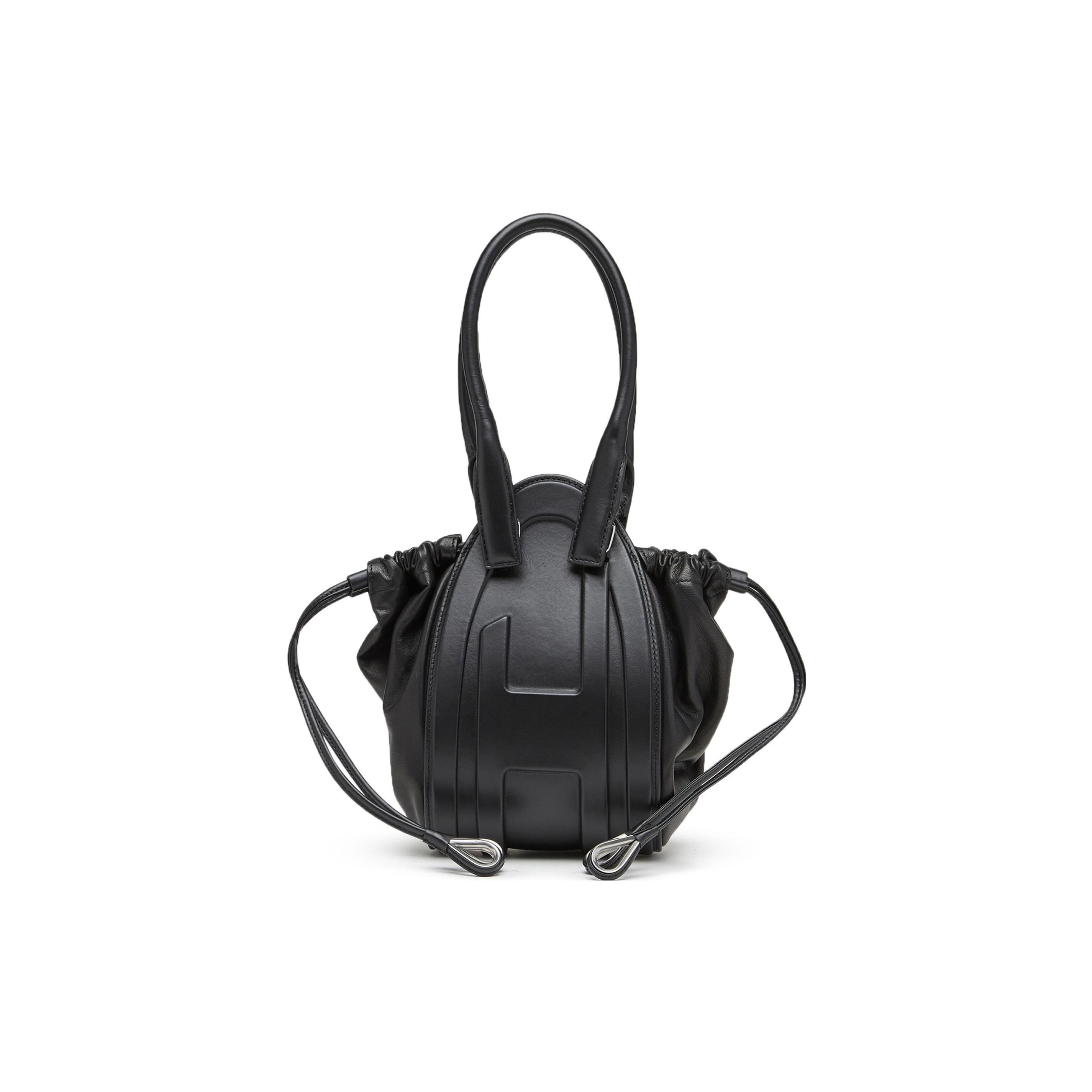 

Diesel Logo Decorative Foldable Solid Color Fashion Casual Versatile Bucket Bag Men Bags Black X09478P5470 Basic Set (Bag+Dust Bag)
