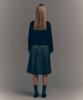 Seteo (W) V-Neck Fine Wool Knit Navy