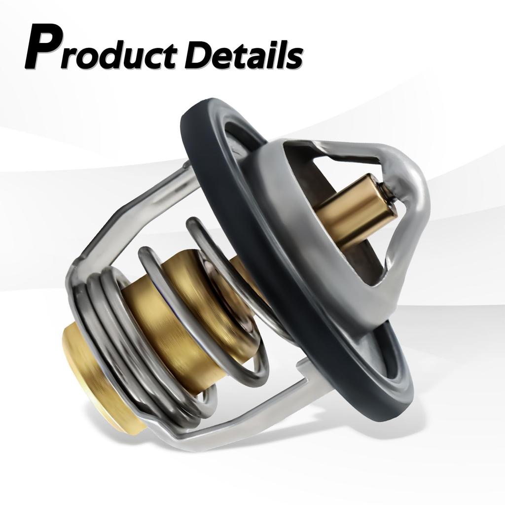 KPALAG Thermostat with Seal for Suzuki GSX-R600 GSX-R750 GSX-S750 GSF1250S GSX1300R 82℃ Thermostat Replacement # 17670-76G00