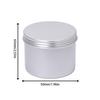 180ML Aluminium Empty Cosmetic Pot Jar Tin Container  Box Screw Lid Craft