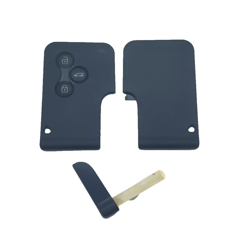 Cocolockey Guscio Portachiavi Intelligente a 3 Pulsanti Adatto per Renault Megane Scenic 2 Clio 3 Sostituzione Chiavi Senza Colla Alta Qualità