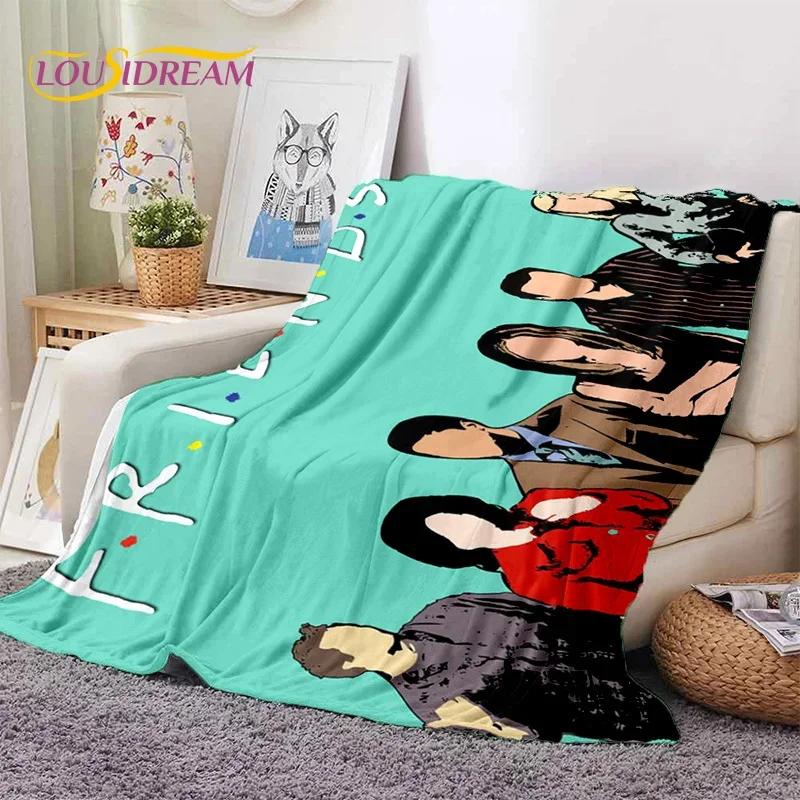 Latest Friends Classics TV 3D Soft Flannel Blankets,Throw Blanket Comfortable Blanket for Picnic Beds Sofa Home Bedroom Gift Kid