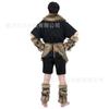 Viking Shawl Sleeves Foot Covers Skirt Set Faux Fur Cloak Scarf Halloween Show Costume