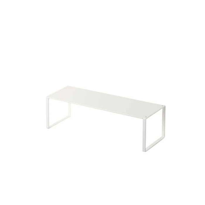 Range-chaussures - YAMAZAKI - 2572 - Métal blanc - 3 étagères - Extensible