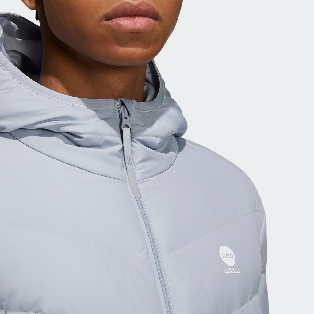 Adidas Neo Down Jacket Unisex Silver Gray HY9637