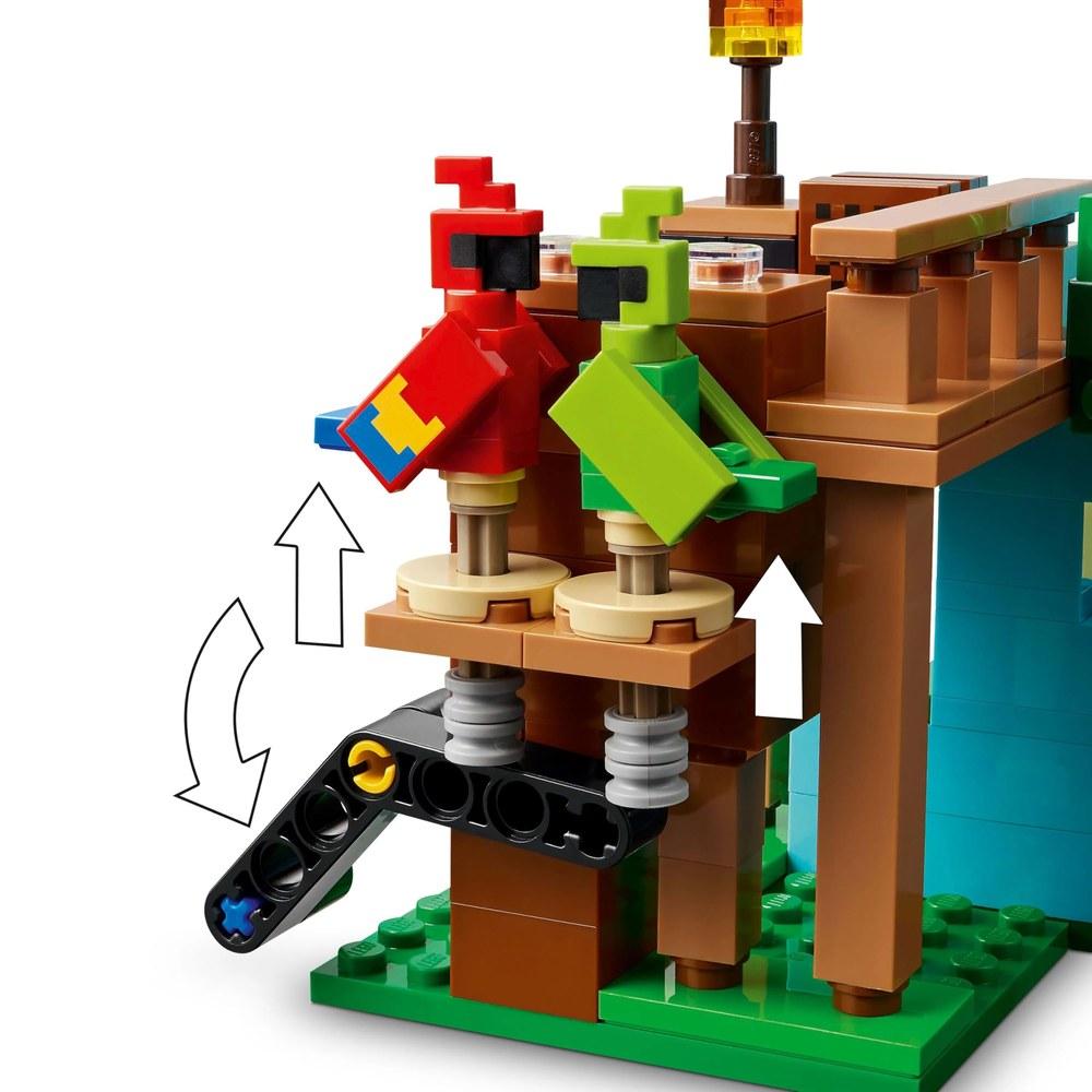 LEGO Minecraft Parrot House Toy Playset Blocks Birthday Gift Kids 8-10 Years Old