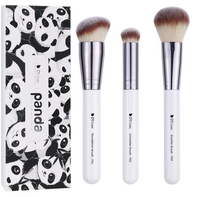 Foundation Brush, Powder Brush, Concealer Brush, Set of 3, Cheek Brush, Shading Brush, Makeup Brush, Uses the Finest Taklon, Skilled Brush