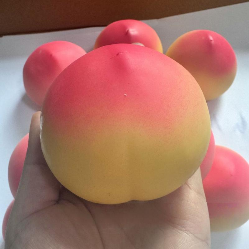 Peach Stress Relief Fidget Toy Slow Rising Soft Squeezable Anti Anxiety Toy for Adult Holiday Gifts