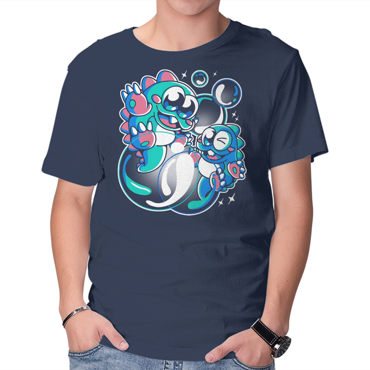 Unisex Crew Neck T-Shirt Bubble Brothers Graphic Short Sleeve Casual Tee XXL