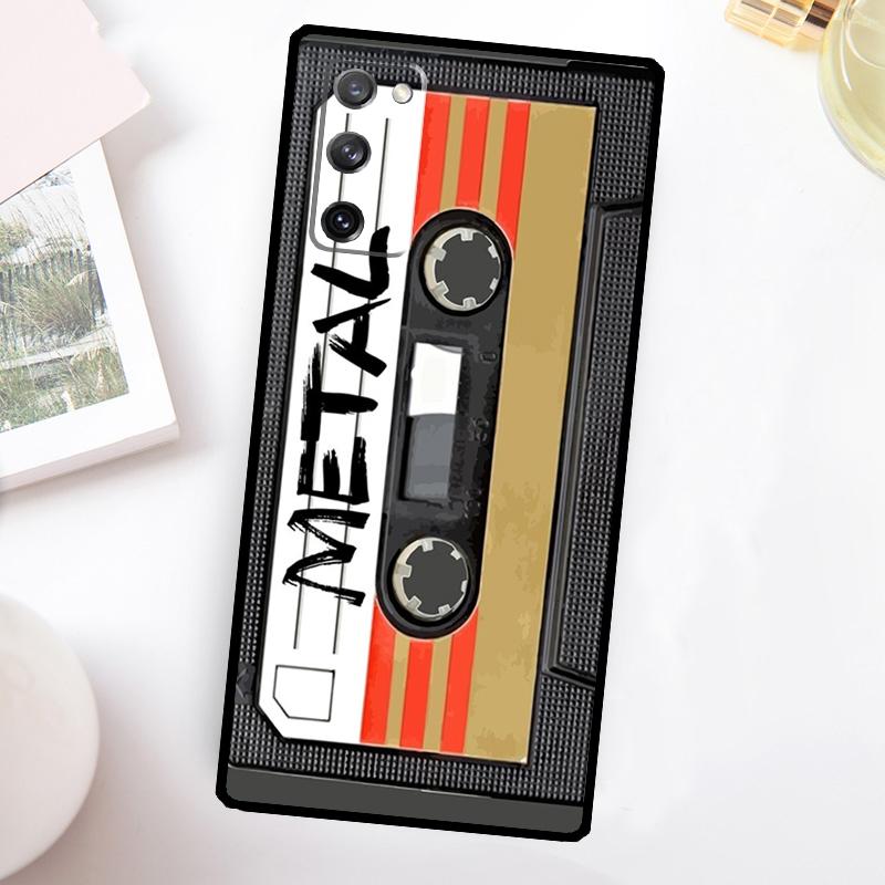 Retro Cassette Tape Funda For Samsung Galaxy S23 Ultra S22 Plus S20 S21 FE S8 S9 S10 Note 10 20 S24 Ultra Case