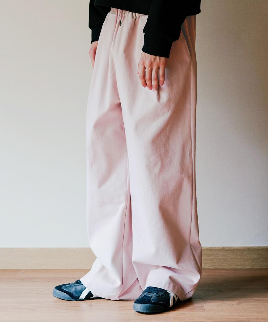 WV PROJECT Soft Touch Elastic Waist Pants Pink Mmlp7813