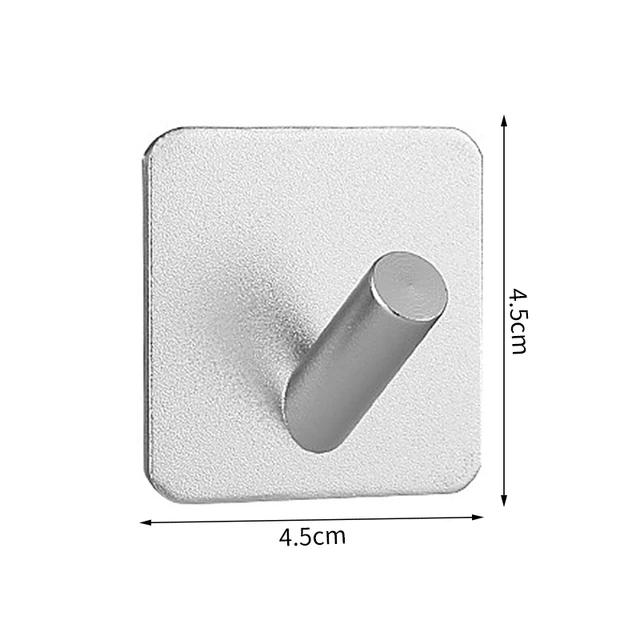 Self Adhesive Wall Hooks Door Key Holder Clothes Coat Hanger Bathroom Towel Holder Kitchen Storage Rack Shelf Bag Organizer