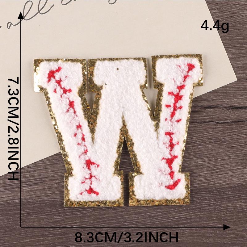 Gold Edge Chenille Smiley Face Embroidered Patch Badge