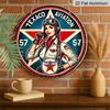 2D Flat 1pc, 8x8 in, Texaco Aviation 1949 Humor Aluminum Metal Sign - Vintage Style - for Outdoor & Indoor Decor - Perfect Gift for Aviation