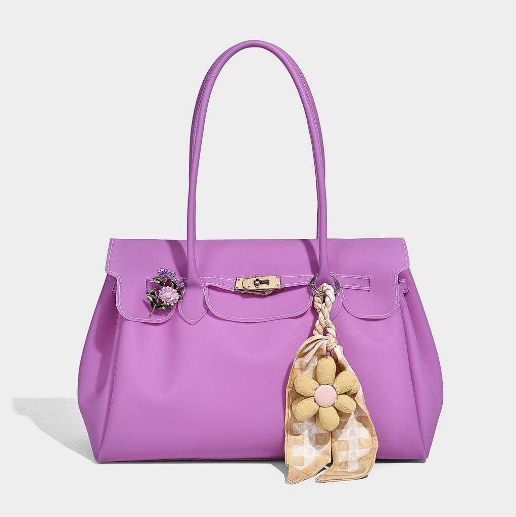 Damen Jelly-Tasche 2026: Sommer Mode Platin Große Kapazität Handtasche