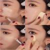 2 Pcs/set Yellow Soft Make Up Sponges Wet and Dry Use Puff Foundation Concealer Smearing Powder Puff Cosmetics Tool