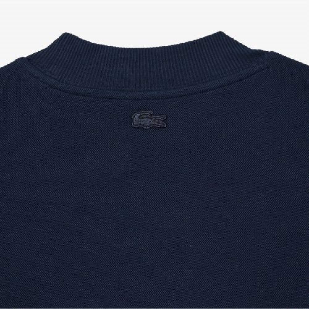 LacoSte Men S Signature Embroidered Match Mock Neck SweatShirt [navy]