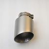 1piece of 304 Stainless Steel 2inch2.5inch3inch Muffler Tailpipe or Car Modified Exhaust Pipe, Single Sandblasted Beveled Edge