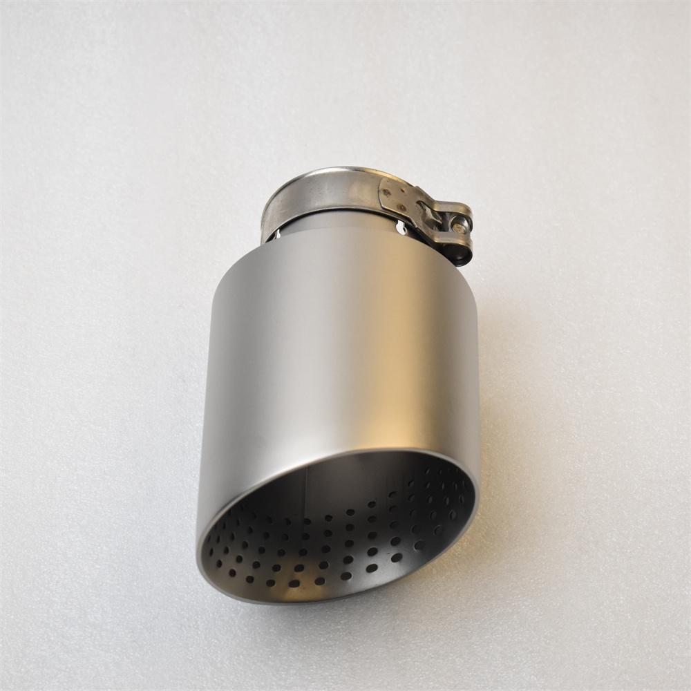 1piece of 304 Stainless Steel 2inch2.5inch3inch Muffler Tailpipe or Car Modified Exhaust Pipe, Single Sandblasted Beveled Edge