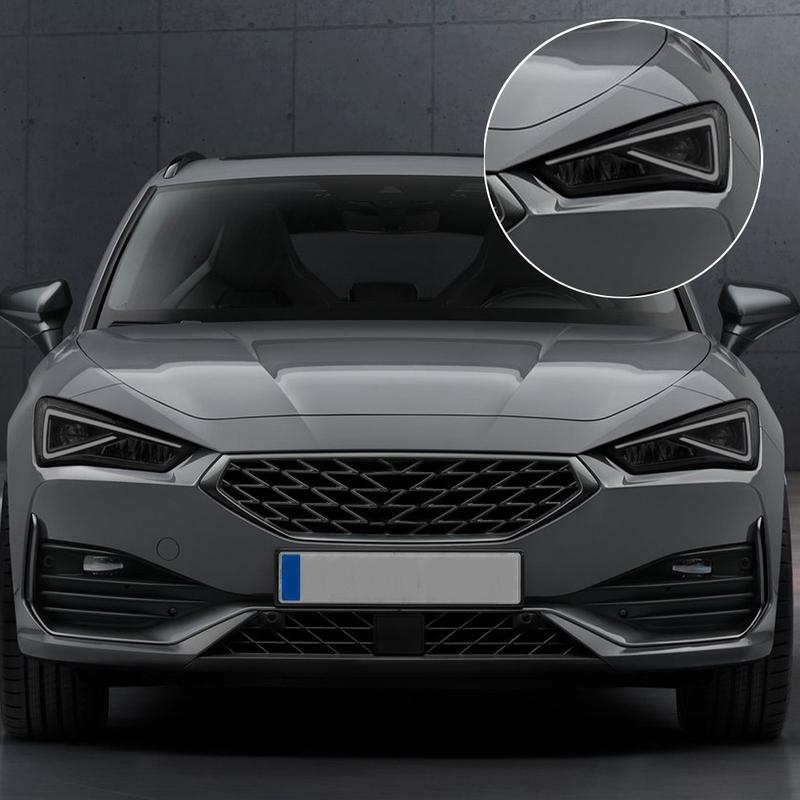 Kit Pellicola Protettiva Fari Auto Pretagliata Nero Fumo per Seat CUPRA Formentor Leon 2021-2025 Pellicola Vinilica TPU PPF Antigraffio