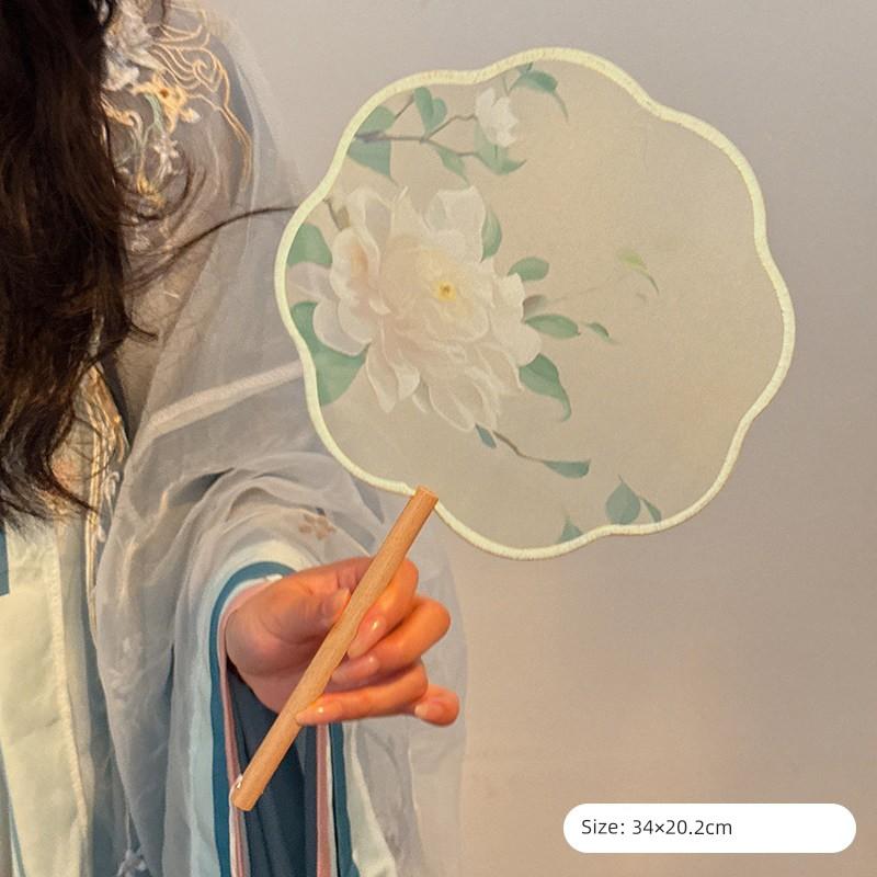 Summer Folding Fan, Traditional Chinese Style, New Chinese Style, Ancient Style Small Fan, Black, Simple and Durable, Children's Bamboo Fan, Portable