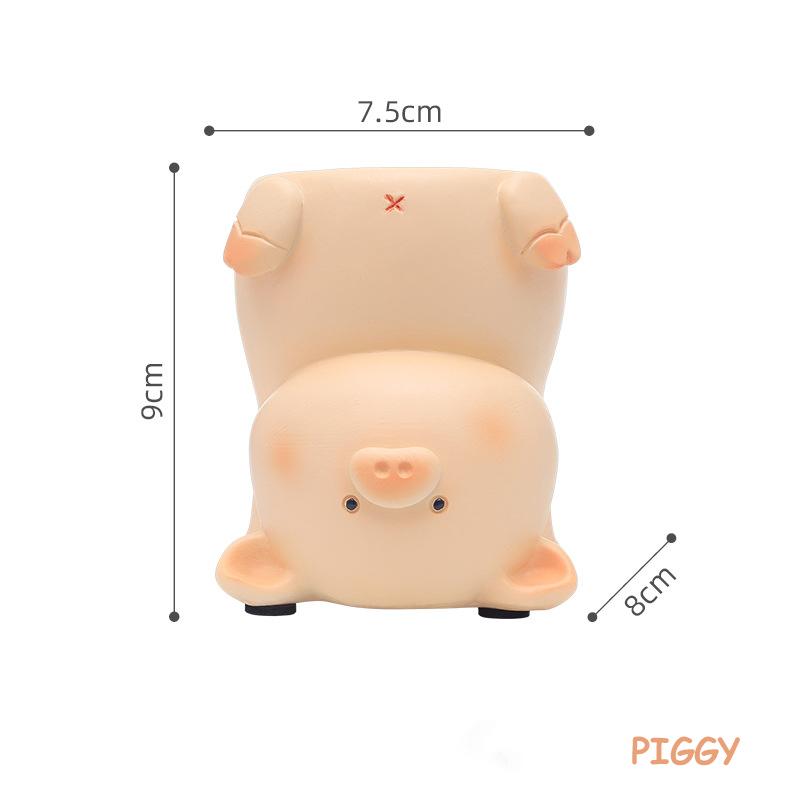 Handstand Cute Animal Flower Pot for Succulents Cactus Air Plants Planter Fairy Garden Figurines Home Table Office Decoration