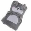 Flannel Blanket Cute Animal Shape Soft Skin Friendly Portable Nap Blanket for Sofa Bed Office