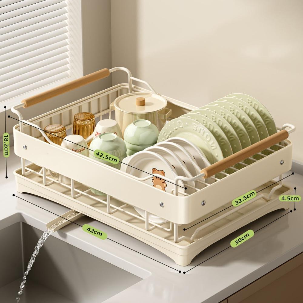 Kitchen Sink Drain Rack Stainless Steel Extendable Dish Drying Rack Drain Basket Fruit Vegetable Washing Drainer Storage Rack