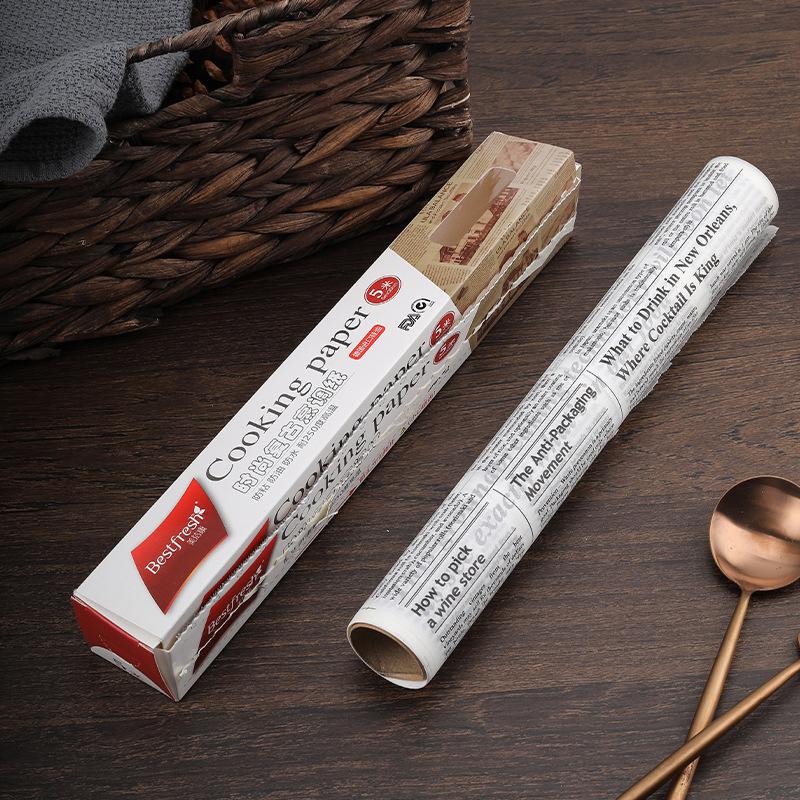 5M*30Cm Parchment Paper Baking Tools Food Grade Grease Paper Bread Sandwich Burger Fries Wrappers Cookie Oilpaper Baking Tools