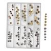 Silver/Gold Watch Crown Parts Alloy Copper Material Plastic Box Watch Repairing Tool Kit Repair Kit Parts Replacement