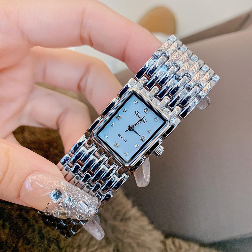 Bracelet Type Square Dial Watch Women'S High Sense Medium And Ancient Style Light Luxury Niche Temperament