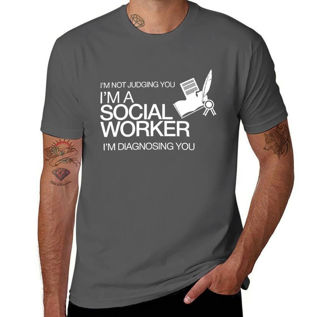 IM NOT JUDGING YOU IM A SOCIAL WORKER IM DIAGNOSING YOU TShirt Big and Tall Loose Fit TShirt