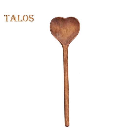 

Сервировочная ложка, противоскользящая, экологически чистая, надежная, деревянная ложка, не содержащая BPA, кухонный гаджет