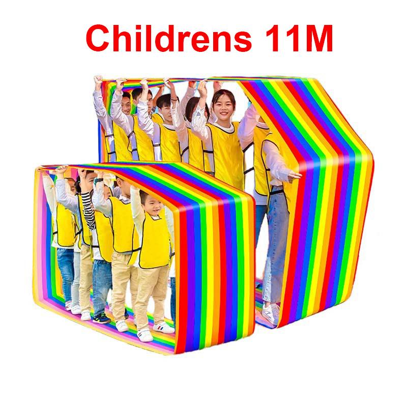 Covoraș de Alergare Distractiv din Pânză Oxford cu Role - Joc de Colaborare Multi-persoane pentru Team Building și Învățare Activitate în Aer Liber pentru Tineri și Adulți