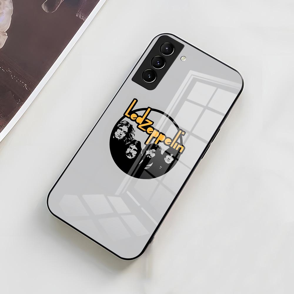 EPC Cool L-Led Band Z-Zeppelin Phone Case For Samsung A56 A36 A26 A16 A15 A25 A35 A55 A14 A34 A24 A54 Glass Case