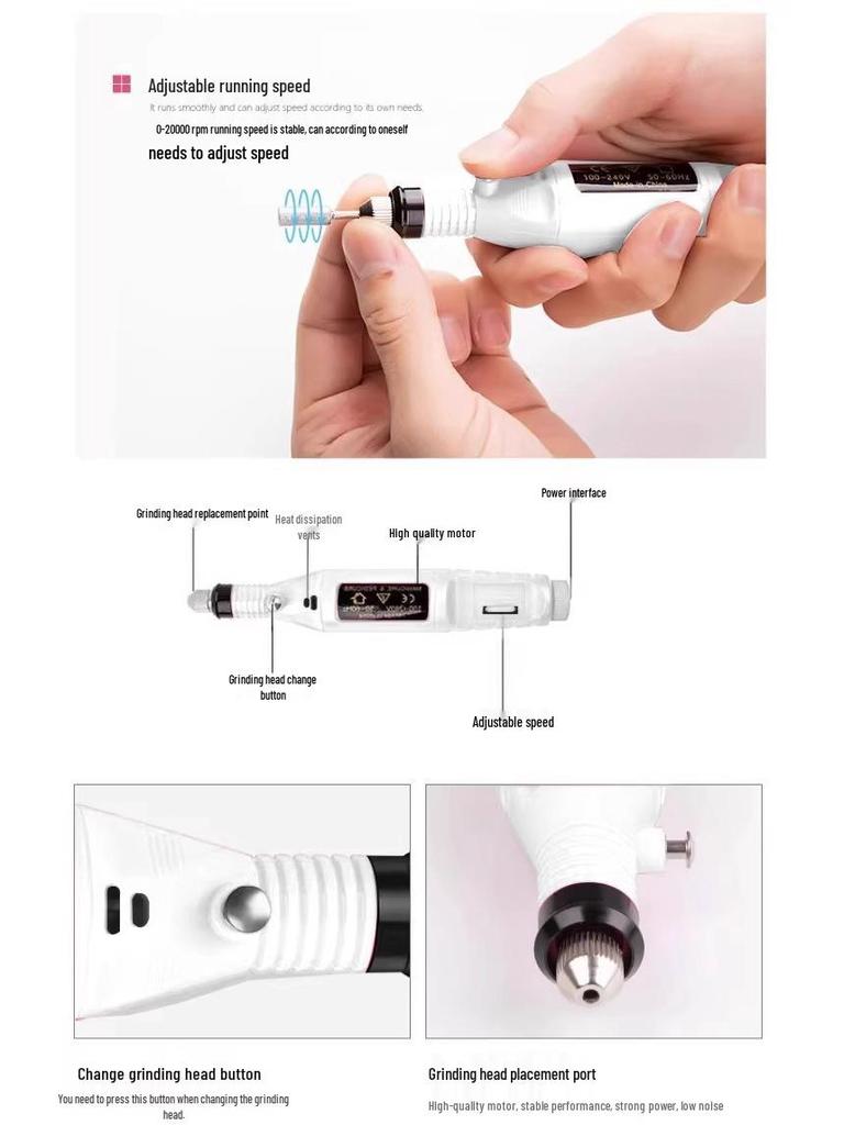 Electric Toenail Grinder & Polisher for Thick Nails