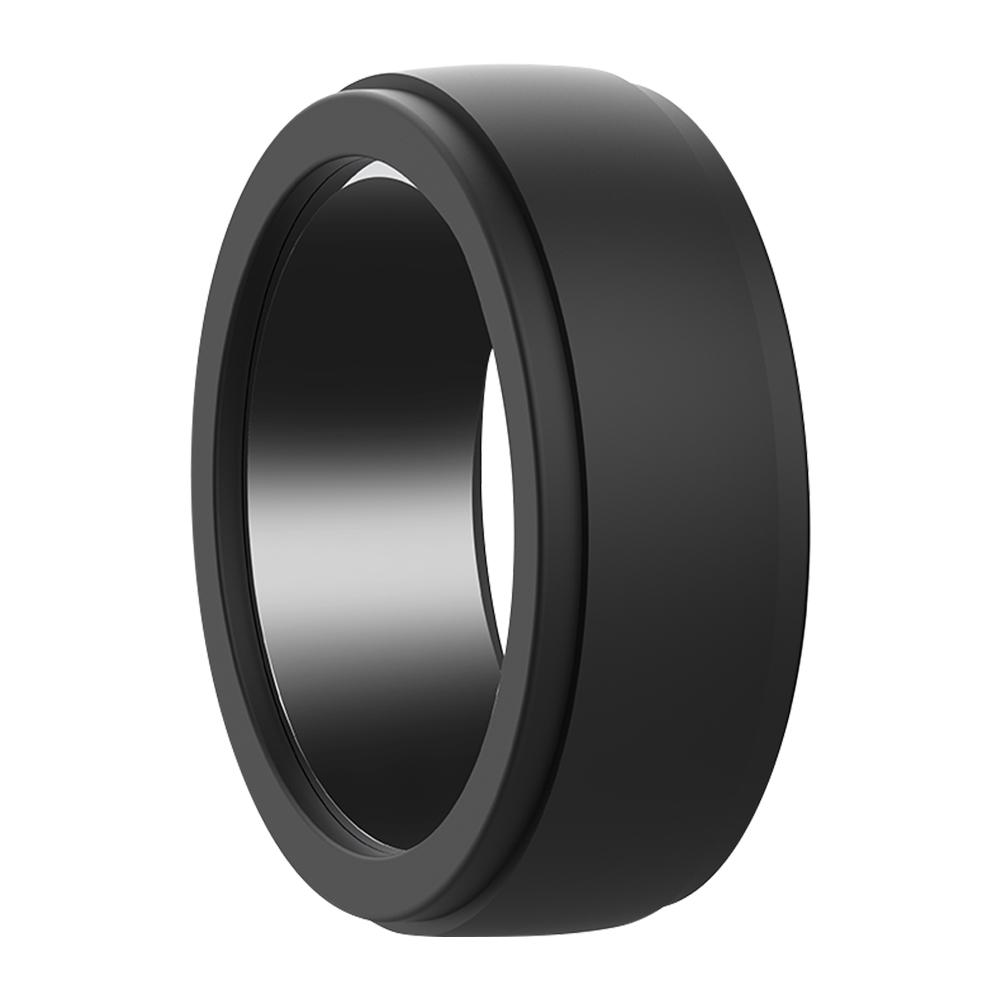 

Silicone Elastic Ring Cover Shockproof Protective Case Anti Drop Protective Cover S for 6 7 8 9 for Oura Ring Gen 3 Working Out чорний